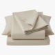 Bed Sheets Premium 100% Linen Blend Cotton, Breathable Durable, Anti Tear