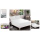 Fitted Sheet Microfiber Luxury Size Full Resistant Fading Bedding White