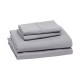 Microfiber Bed Sheet Set King Dark Gray 4 Piece