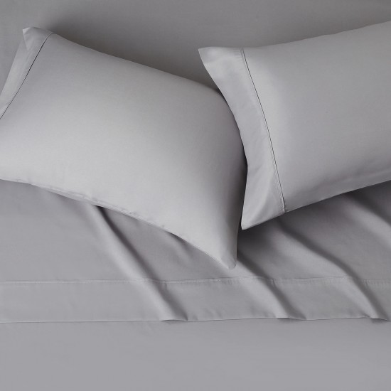 Microfiber Bed Sheet Set King Dark Gray 4 Piece