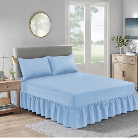 Bed Sheets Extra Deep Valance Single Double Size king