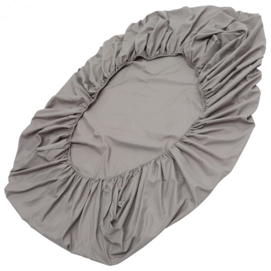 Fitted Bed Sheet Comfortable Sheet for Home Cotton Gray