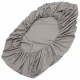 Fitted Bed Sheet Comfortable Sheet for Home Cotton Gray