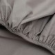 Fitted Bed Sheet Comfortable Sheet for Home Cotton Gray