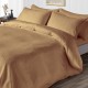 Bed Sheet Set 1000 or 1200 Thread Count 100% Cotton Taupe Stripes