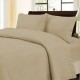 Bed Sheet Set 1000 or 1200 Thread Count 100% Cotton Taupe Solid