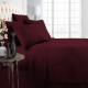Bed Sheets 15 To 30 Inch Deep Pocket 100% Cotton Wine Solid
