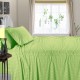 Bed Sheets 15 To 30 Inch Deep Pocket 100% Cotton Sage Stripe