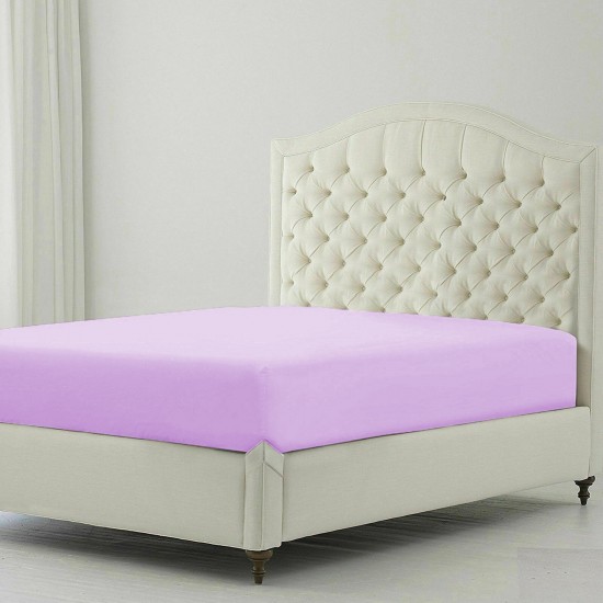 Bed Sheets 15 To 30 Inch Deep Pocket 100% Cotton Lavender Solid