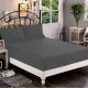 Bed Sheets 15 To 30 Inch Deep Pocket 100% Cotton Grey Solid