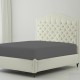 Bed Sheets 15 To 30 Inch Deep Pocket 100% Cotton Grey Solid