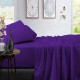Bed Sheets 15 To 30 Inch Deep Pocket 100% Cotton Purple Solid