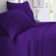 Bed Sheets 15 To 30 Inch Deep Pocket 100% Cotton Purple Solid