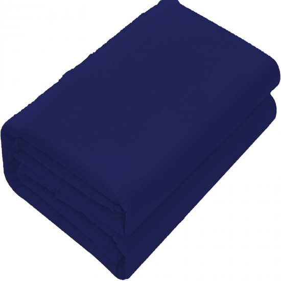 Bed Sheets 15 To 30 Inch Deep Pocket 100% Cotton Navy Blue Solid