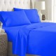 Bed Sheets 15 To 30 Inch Deep Pocket 100% Cotton Royal Blue Solid