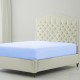 Bed Sheets 15 To 30 Inch Deep Pocket Organic Cotton Sky Blue Solid