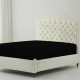 Bed Sheets 15 To 30 Inch Deep Pocket Organic Cotton Black Solid