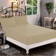 Bed Sheets 15 To 30 Inch Deep Pocket Organic Cotton Taupe Solid