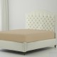 Bed Sheets 15 To 30 Inch Deep Pocket Organic Cotton Taupe Solid