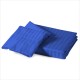 Bed Sheets 15 To 30 Inch Deep Pocket Organic Cotton Royal Blue Stripe
