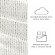 4 Piece Pattern Microfiber Bed Sheets Set Sage Beaded Arrows King