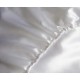 Fitted Sheet Satin Polyester Satin Shiny White Black Red Light Grey Many Sizes