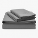 1500 Supreme King Sheet Set Gray Luxury Hotel Bedding