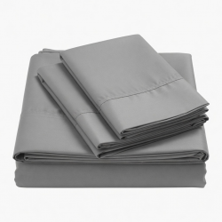 1500 Supreme King Sheet Set Gray Luxury Hotel Bedding