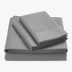 1500 Supreme King Sheet Set Gray Luxury Hotel Bedding