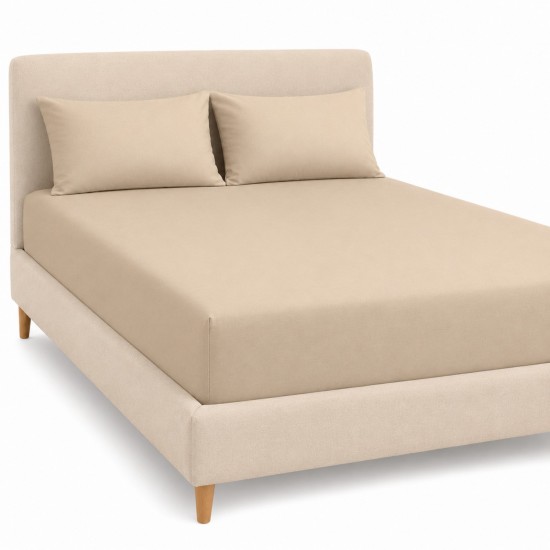 Fitted Sheet Soft Breathable 30cm Deep Pocket Edge Elastic 360°