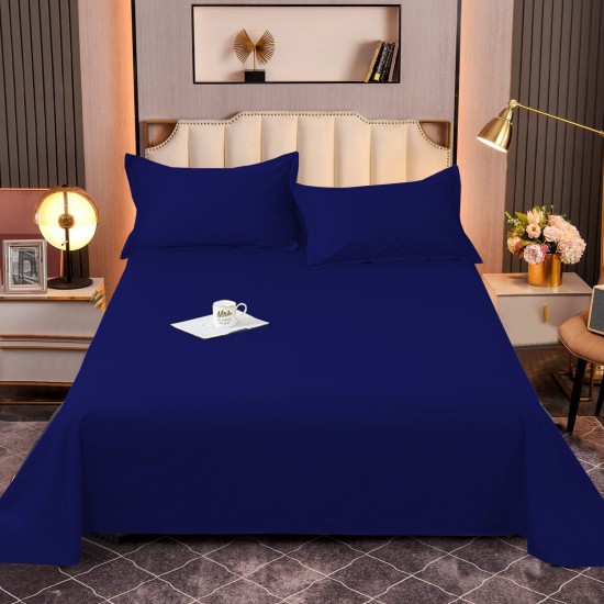 Flat Sheets 100% Poly Cotton Single Double Size king Pillowcases