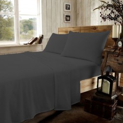Fitted Sheet 100% Cotton Brushed Flannel 30cm Depth Single Double King