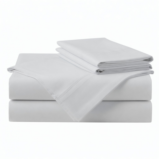 Bamboo King Sheets Set 4 Piece Cooling Breathable White