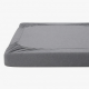 Fitted Bed Sheet Comfortable Sheet for Home Cotton Gray Style 8039