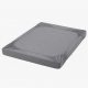 Fitted Bed Sheet Comfortable Sheet for Home Cotton Gray Style 8039