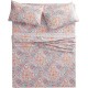 Bed Sheet Set Boho Queen 4 Piece Pattern Paisley Deep Pocket Soft Bedding