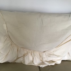 Fitted Sheet Single Poly Cotton Cream