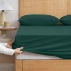 Fitted Sheets Luxury 40cm Deep Pocket ultra Soft Corner Straps Bed Sheets Elastic