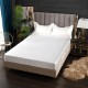 Fitted Sheet Satin Fully Bed Sheet Extra Deep Colour Solid All Sizes Home