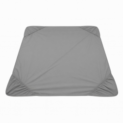 Fitted Bed Sheet Comfortable Sheet for Home Cotton Gray Style 3880