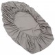 Fitted Bed Sheet Comfortable Sheet for Home Cotton Gray Style 0060