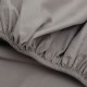Fitted Bed Sheet Comfortable Sheet for Home Cotton Gray Style 8769