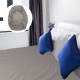 Fitted Bed Sheet Comfortable Sheet for Home Cotton Gray Style 8769