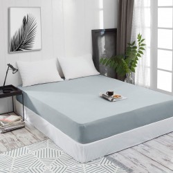Pack of 2 Fitted Sheets Jersey 100% Cotton Bed Sheets