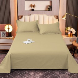 Flat Sheets Complete 100% Poly Cotton Bed Sheets Single Double Size king