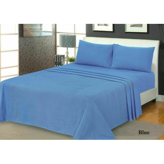 Fitted Sheets Flannel Extra Deep Warm Cotton Brushed Soft