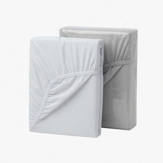 Pack of 2 Fitted Sheets Extra Deep 30cm Bed Sheets Ultra Soft Single Double King