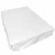 Fitted Bed Sheet Comfortable Sheet for Home Cotton White Style 6597