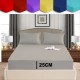 Fitted Sheet Complete 25cm Bed Sheets Extra Deep Single Double king super king