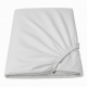 Fitted Sheet Double Deep - White Pocket Extra Deep 16 inches (40cm)